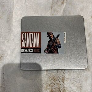 Silver Metal Tin CD Santana Greatest Hits
